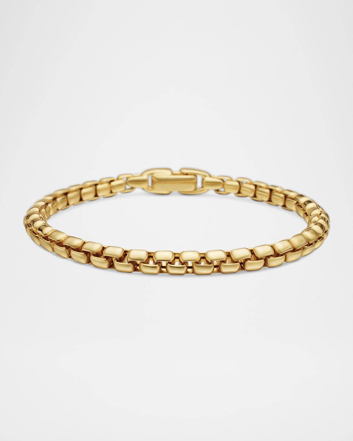 Men & apos;s Box Chain Bracelet in 18k Gold | Neiman Marcus