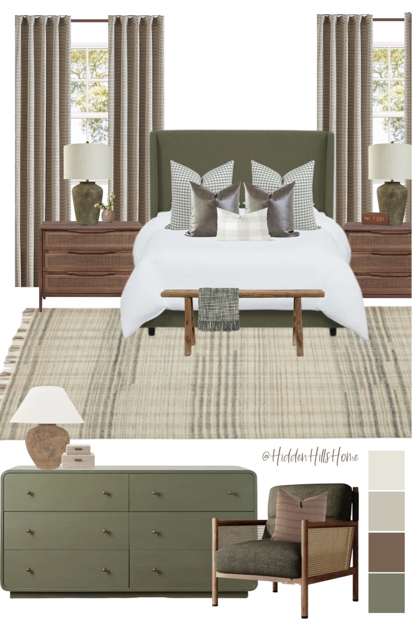Bedroom decor, masculine bedroom design, bedroom inspiration, home decor mood board #bedroom

#LTKHome #LTKSaleAlert #LTKSeasonal