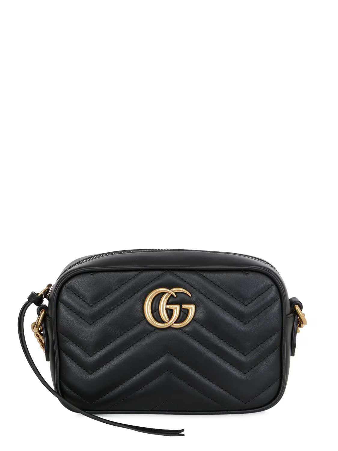 Mini Gg Marmont 2.0 Leather Camera Bag | Luisaviaroma