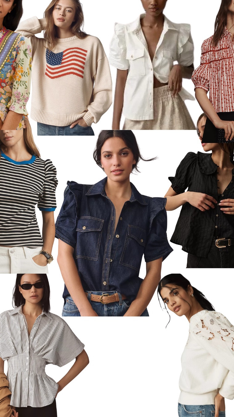 Anthro sale tops!  This weekend only. Spring break outfits. Spring top. Summer top. Sale!

#LTKWatchNow #LTKSpringSale #LTKSaleAlert