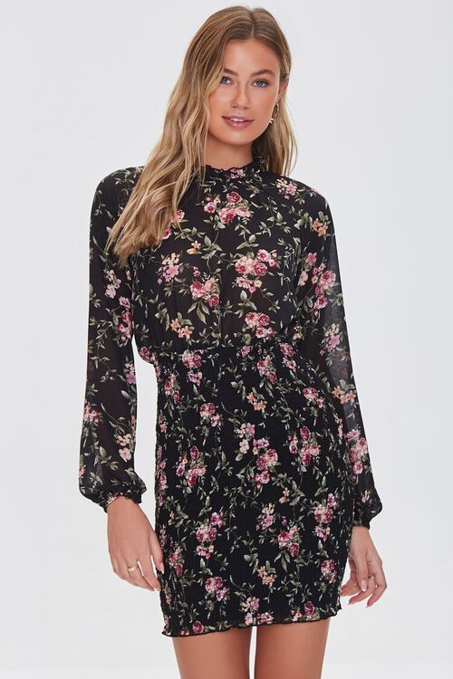 Floral Print Mini Dress | Forever 21 (US)