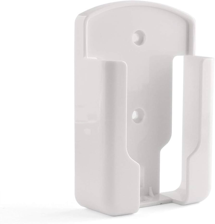 E-outstanding Remote Control Rack Holder White Wall-Mounted Organizer Self Adhesive Media Storage... | Amazon (US)