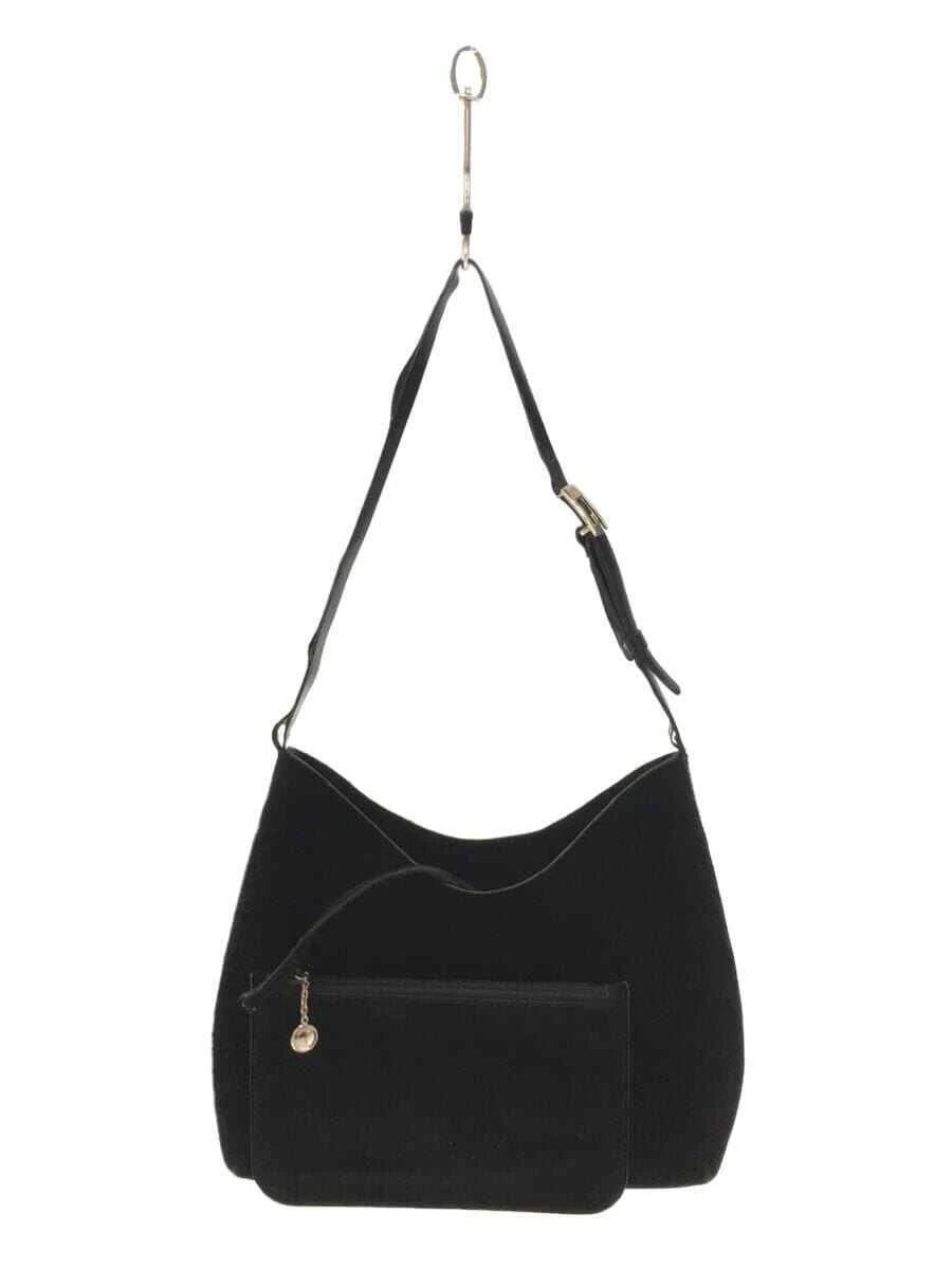 GUCCI Shoulder Bag Suede BLK Solid Color 001-2058-1974-5  | eBay | eBay US