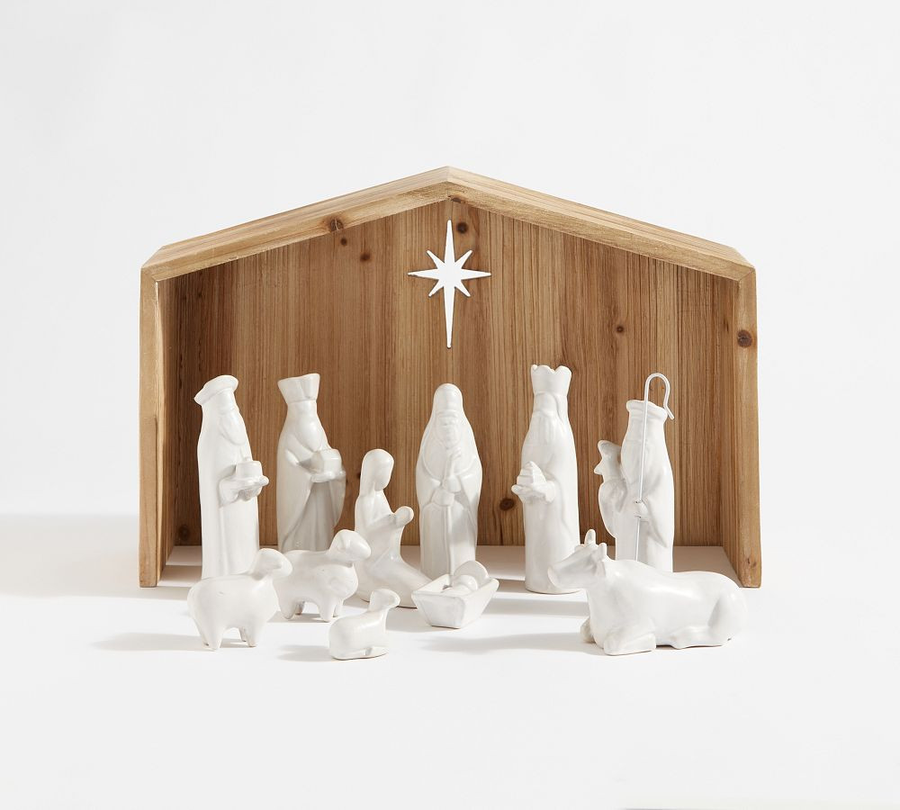 Handcrafted Terracotta Nativity Set | Pottery Barn (US)
