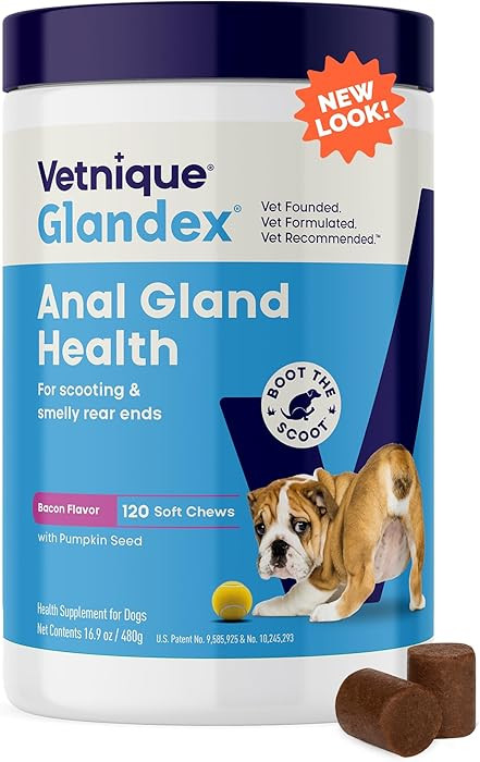 Vetnique Glandex Anal Gland Soft Chew Treats with Pumpkin for Dogs Digestive Enzymes, Probiotics ... | Amazon (US)