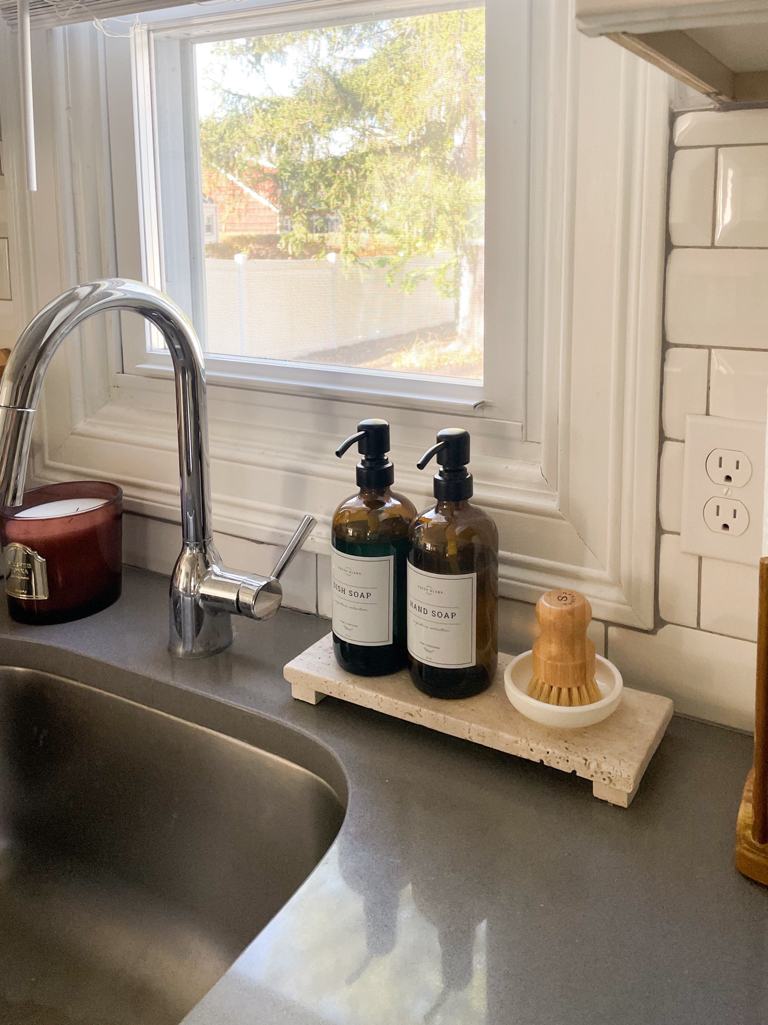 Kitchen decor, amber soap dispenser, transitional style

#LTKFindsUnder50 #LTKHome #LTKFindsUnder100