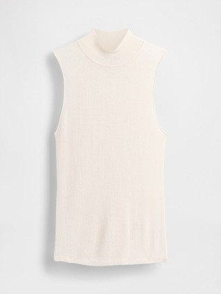 Sheer Rib Mockneck Tank Top | Gap | Gap (US)