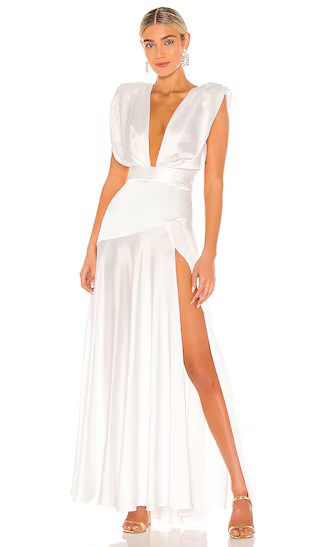 Romi Bridal Gown in White | Revolve Clothing (Global)