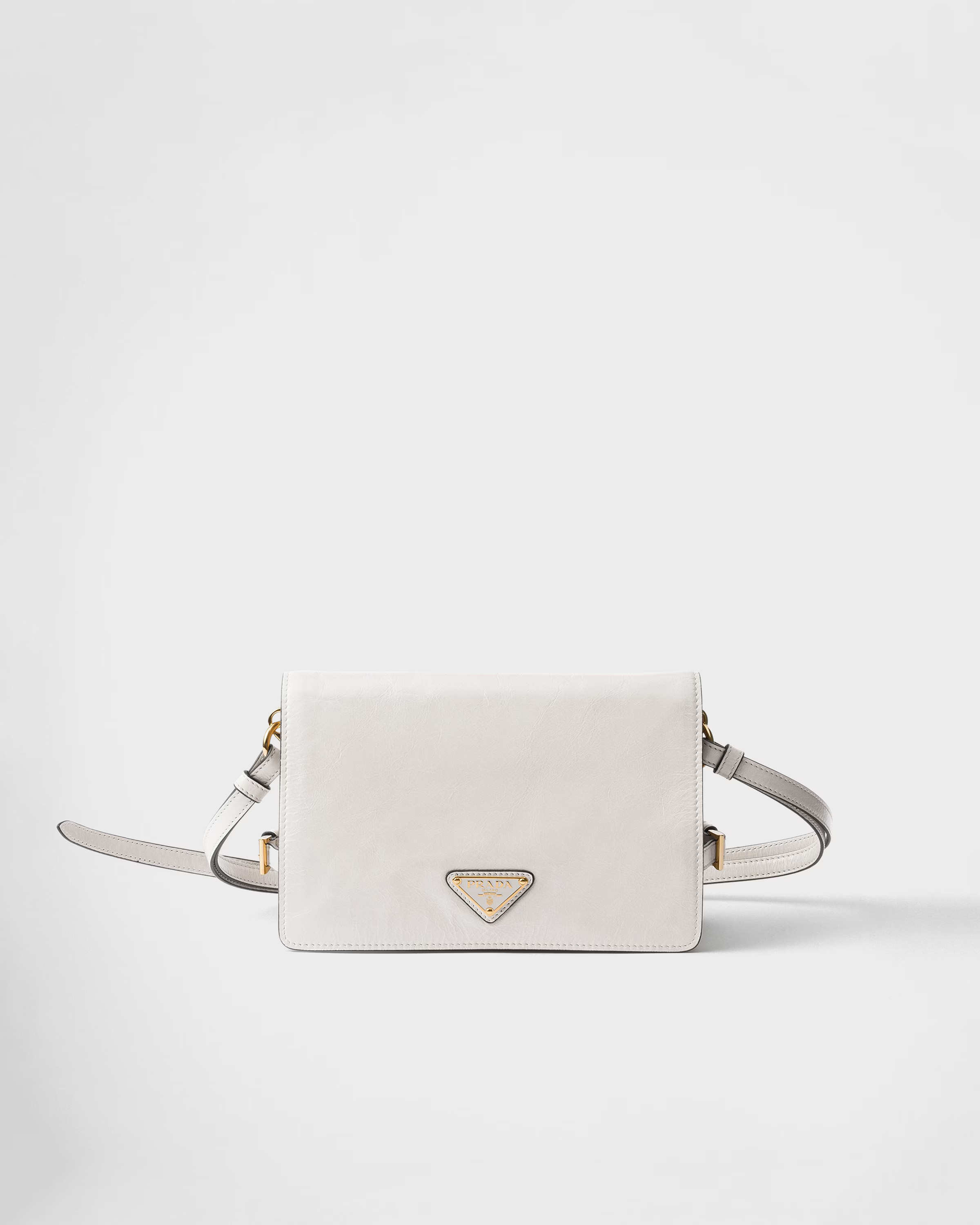 Leather shoulder bag | Prada US