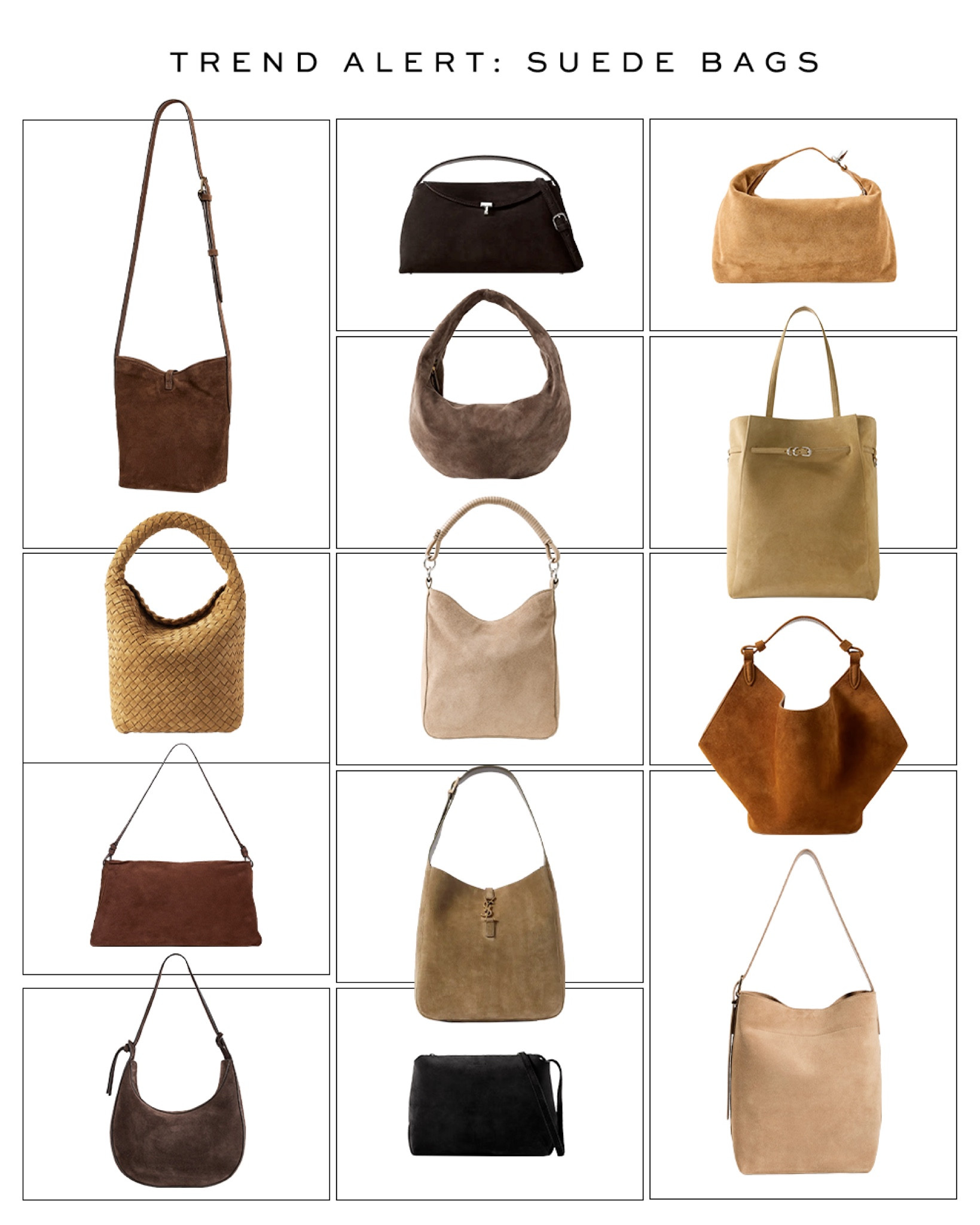 Trend Alert: Suede Bags 

#LTKSeasonal #LTKItBag