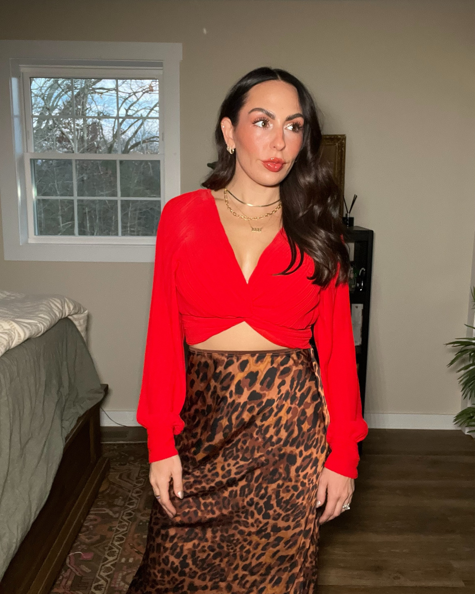 Wild. 

Size small

#satinskirt #leopardskirt #holidaylook #holidayparty 

#LTKStyleTip #LTKSeasonal #LTKHoliday