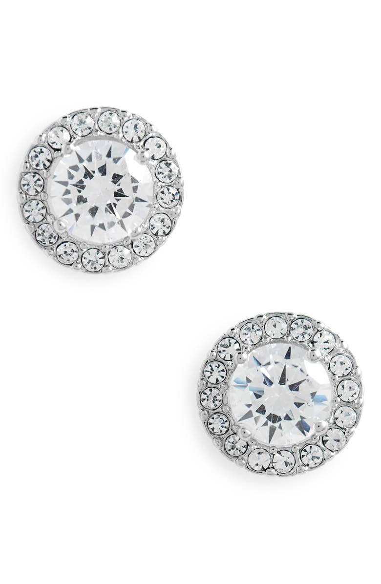 Halo Cubic Zirconia Stud Earrings | Nordstrom