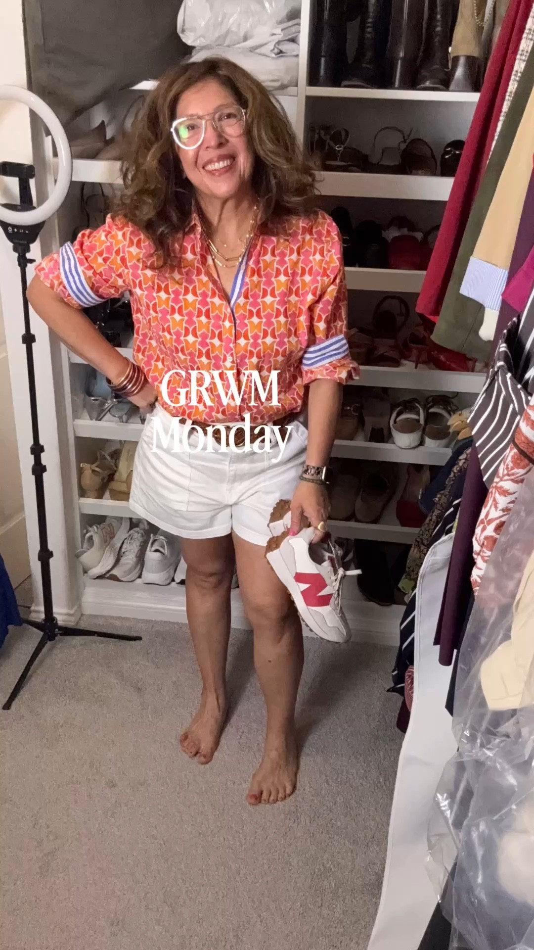 Getting ready for my day of working from home. 
I want to feel good and be productive so I am wearing a bright colored shirt and fun shorts. 


#LTKPlusSize #LTKgrwm #LTKmorningroutine