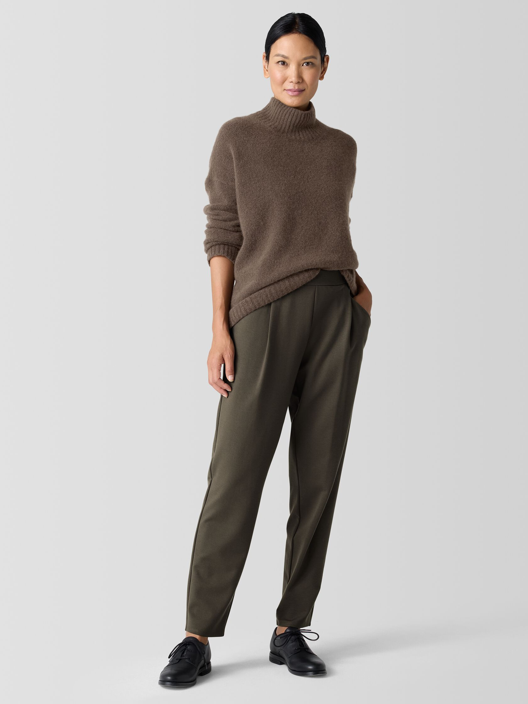 Washable Flex Ponte Carrot Pant | Eileen Fisher