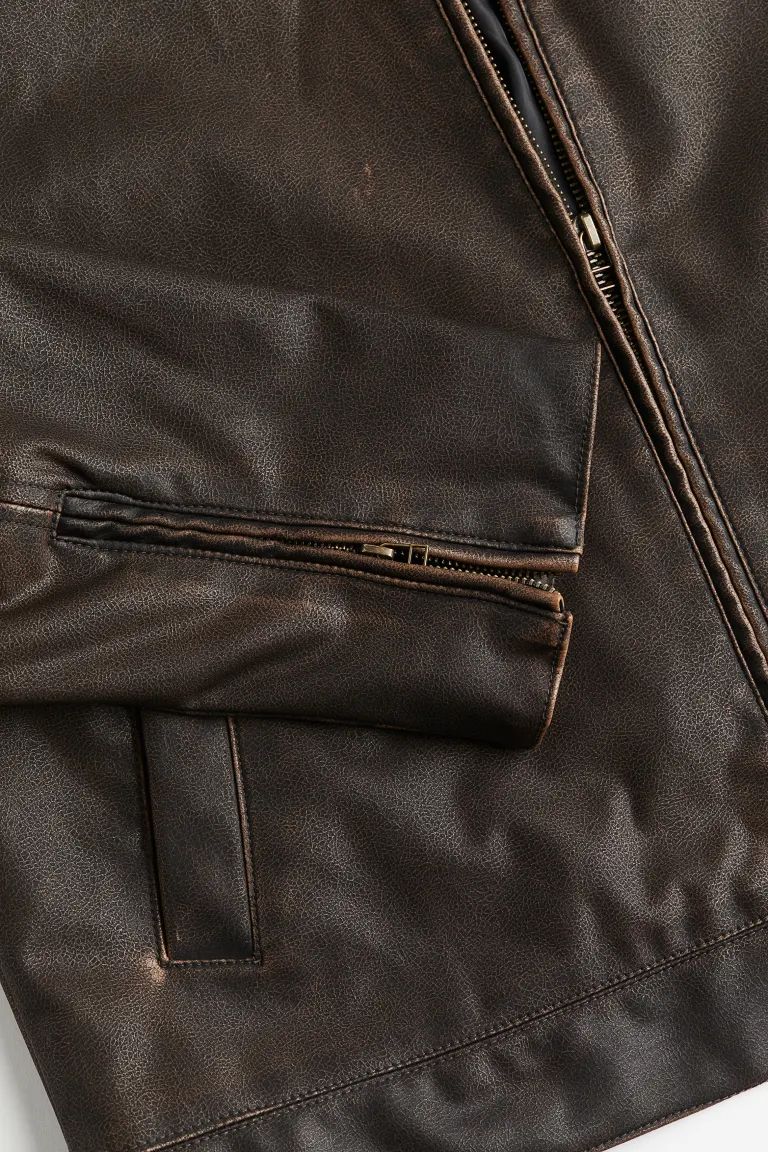 Coated Jacket - Dark brown - Ladies | H&M US | H&M (US + CA)