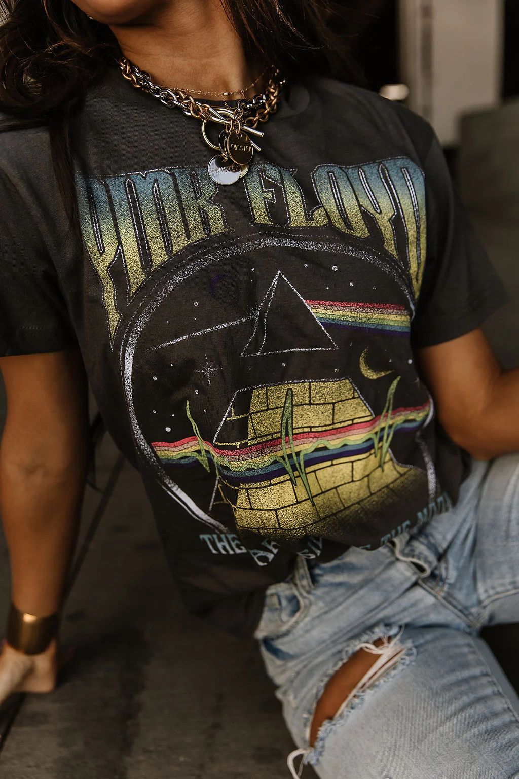 Dark Side of The Moon Band Tee | Mindy Mae's Market