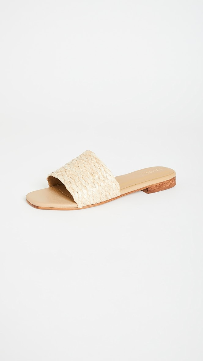 Key Largo Braided Raffia Slip On Sandals | Shopbop