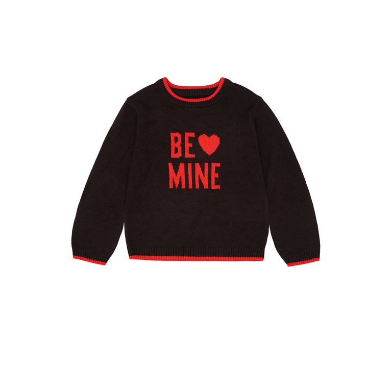 Way to Celebrate Toddler Boy Valentines Day Sweater, Sizes 12M-5T | Walmart (US)