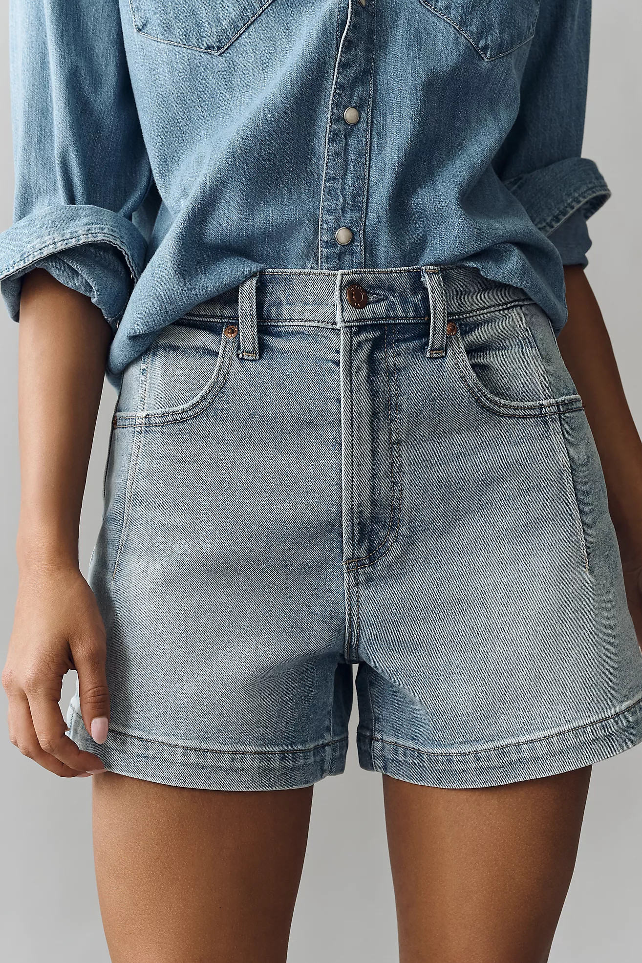 Pistola Aoki Denim Shorts | Anthropologie (US)