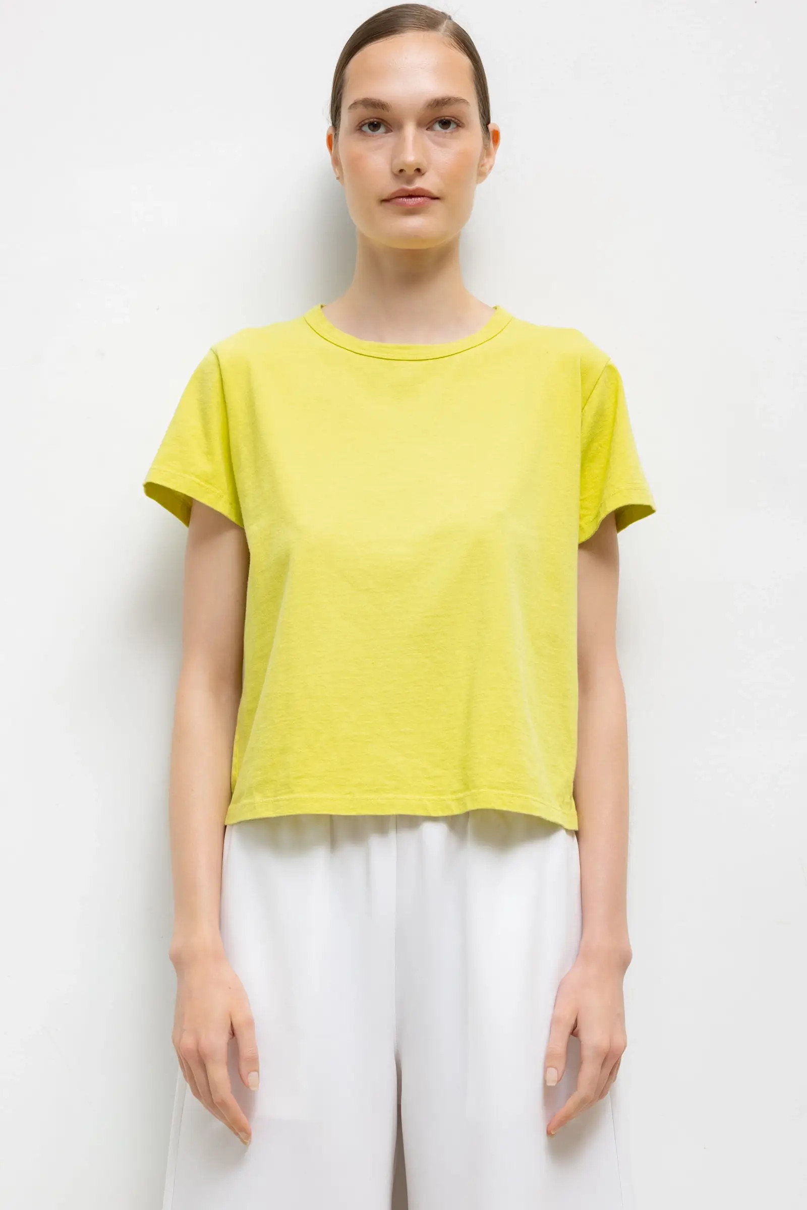 The Margo in Chartreuse in Cotton | LESET