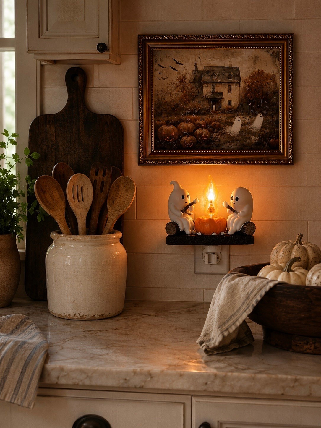THE CUTEST AMAZON HALLOWEEN NIGHTLIGHT 👻

Follow @farmtotablecreations on Instagram for more Amazon home finds and styling inspiration.

This adorable ghost campfire nightlight is one of those little details that instantly makes a space feel cozy for fall. It gives off the prettiest warm glow and looks so cute tucked into a kitchen outlet, coffee bar, or hallway. Pair it with vintage-inspired Halloween decor for the sweetest seasonal touch.

#LTKSeasonal #LTKHome #AmazonHome #HalloweenDecor #FallDecor

#LTKHome #LTKSaleAlert #LTKSeasonal