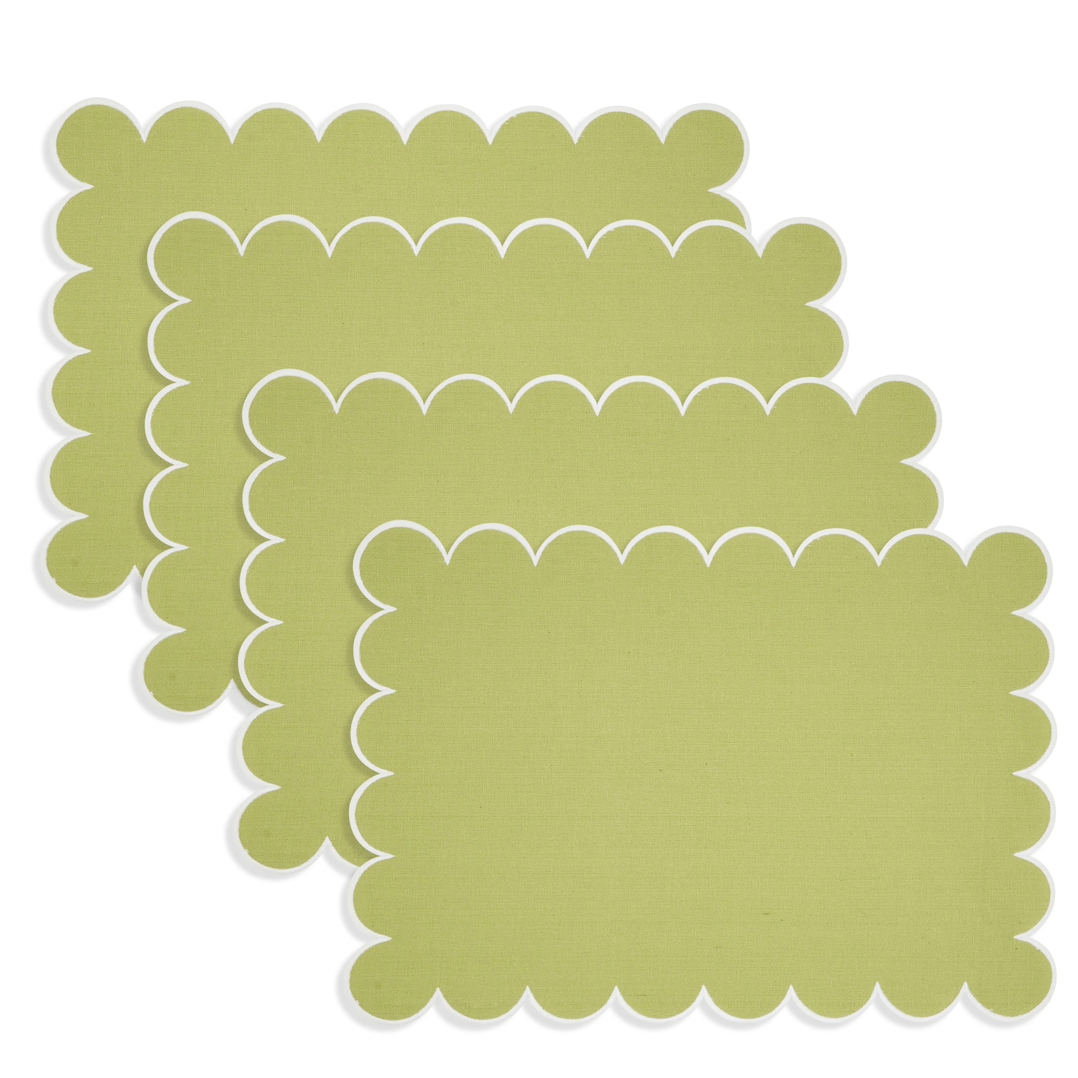 Scalloped Hem Placemat (Set of 4) (Set of 4) | Wayfair North America