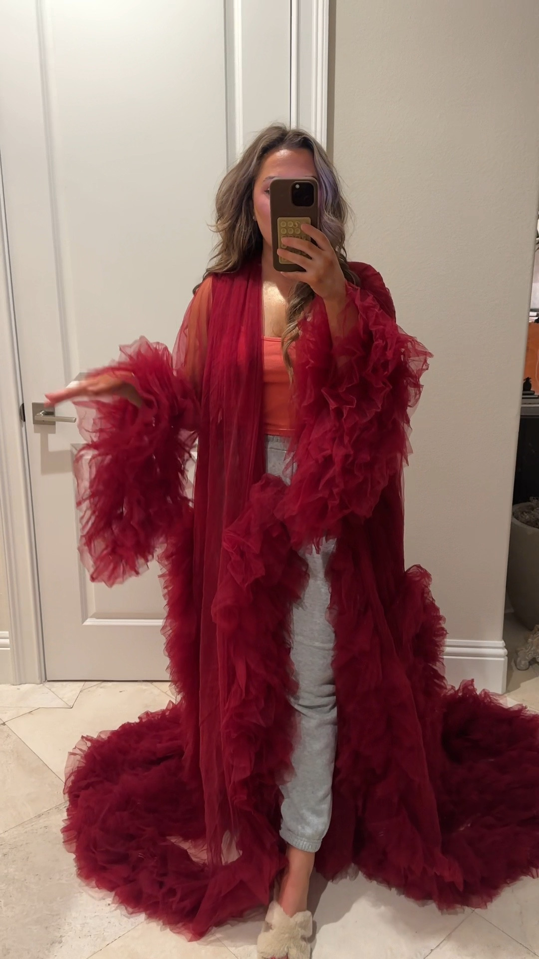 Valentine’s Day robe of my dreams!!! I’m wearing a size large. It comes in different colors for a baby shower or even wedding. 

#LTKootd #LTKValentine #LTKMidsize