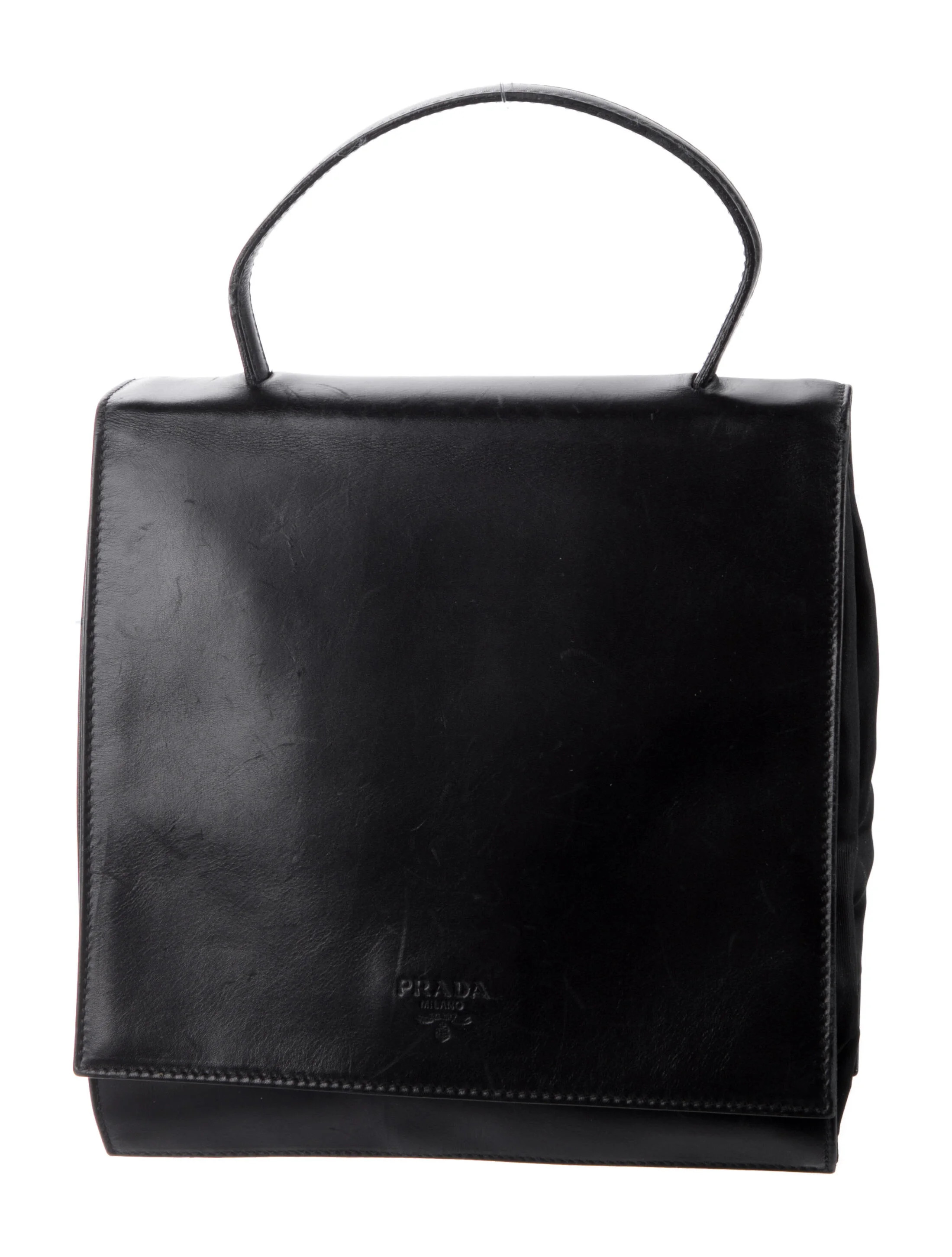 Vintage Kiss Leather Handle Bag | The RealReal