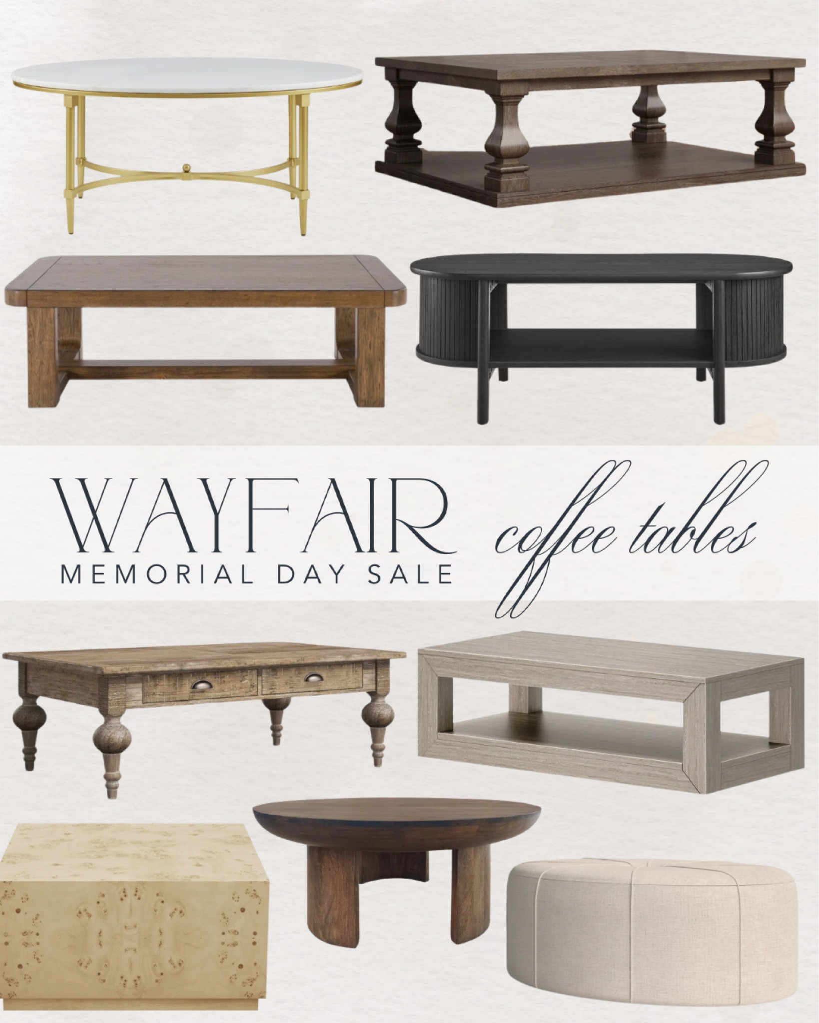 Coffee tables on sale for Memorial Day!

#LTKHome #LTKSaleAlert #LTKStyleTip
