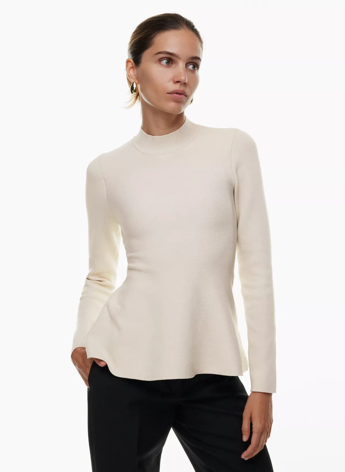 SCULPT KNIT TRAJECTORY TURTLENECK | Aritzia