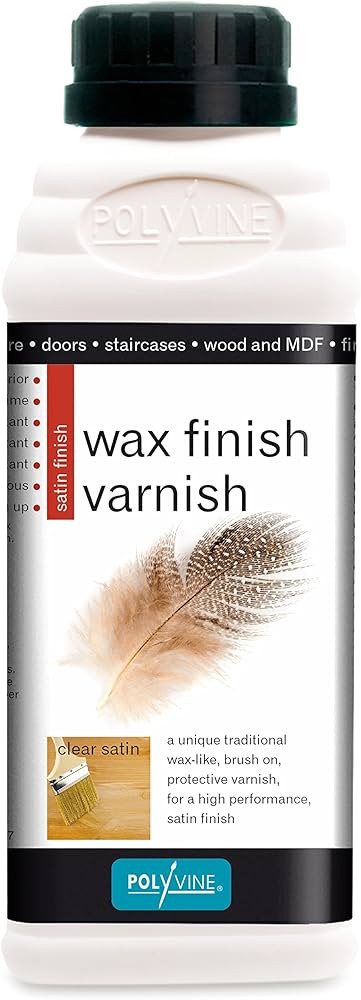 Polyvine Wax Finish Varnish Satin 500ml / Pint | Amazon (US)