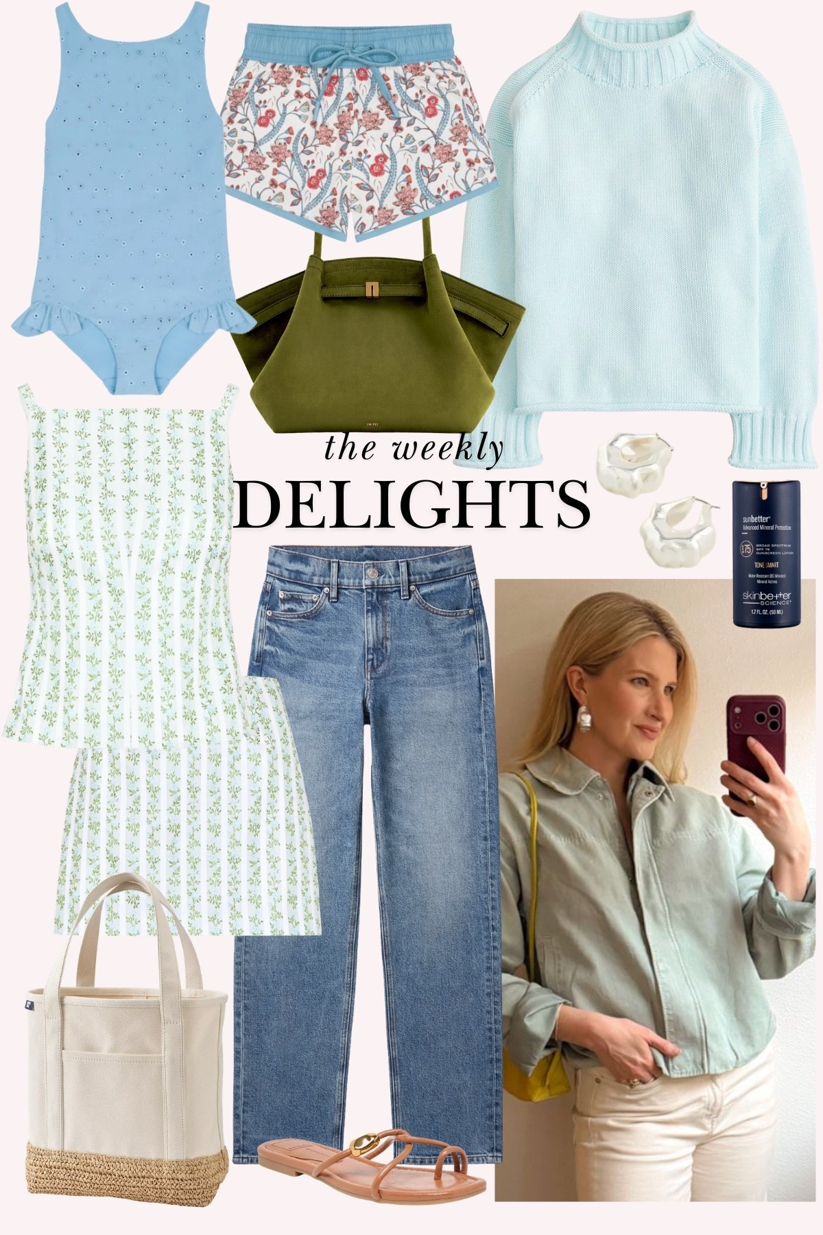 what I’m wearing, eyeing, and buying right now 🩵