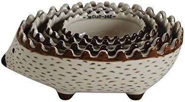 Creative Co-Op Hand Painted Stoneware Hedgehog Measuring Cups (Set of 4 Sizes) | Amazon (US)