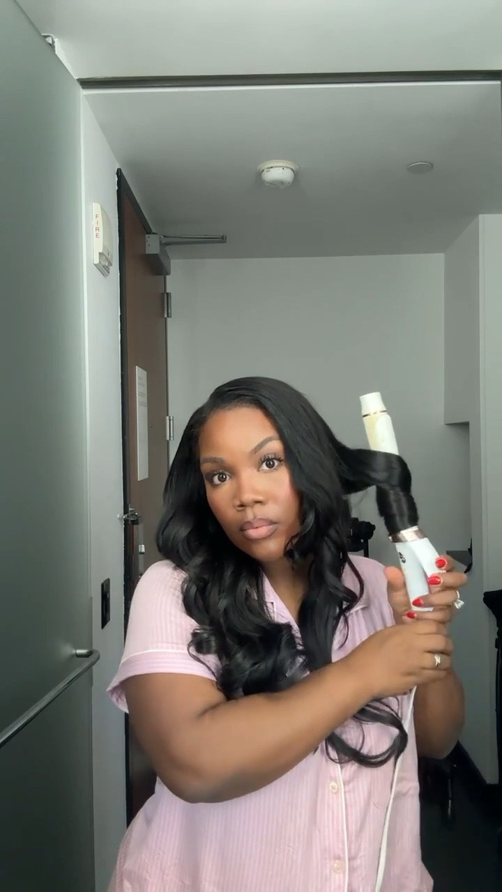 Curling my hair with the T3 curling iron and it’s on sale for Prime day! This is my must have hair item.  I get the perfect curls whenever I use this! 

Prime day, Amazon sale, Amazon discount, Amazon beauty, big deal days, Emmy Petit