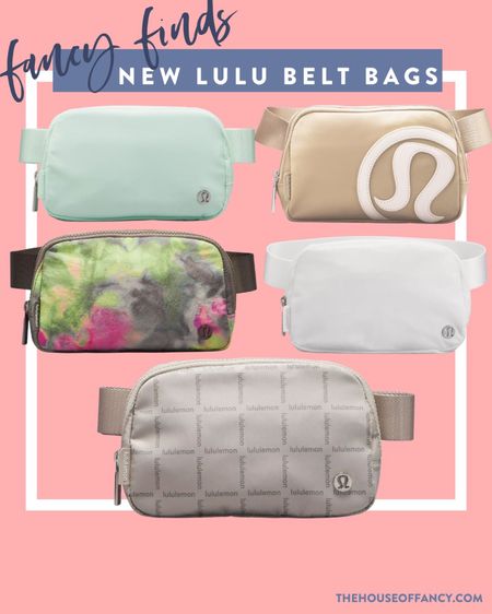 New lulu belt bag colors and prints! Under $40!!

#LTKstyletip #LTKunder50 #LTKFind