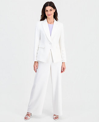 Women's One-Button Peak-Lapel Blazer | Macy's