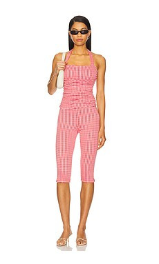 MORE TO COME Brea Capri Set in Red Gingham from Revolve.com | Revolve Clothing (Global)