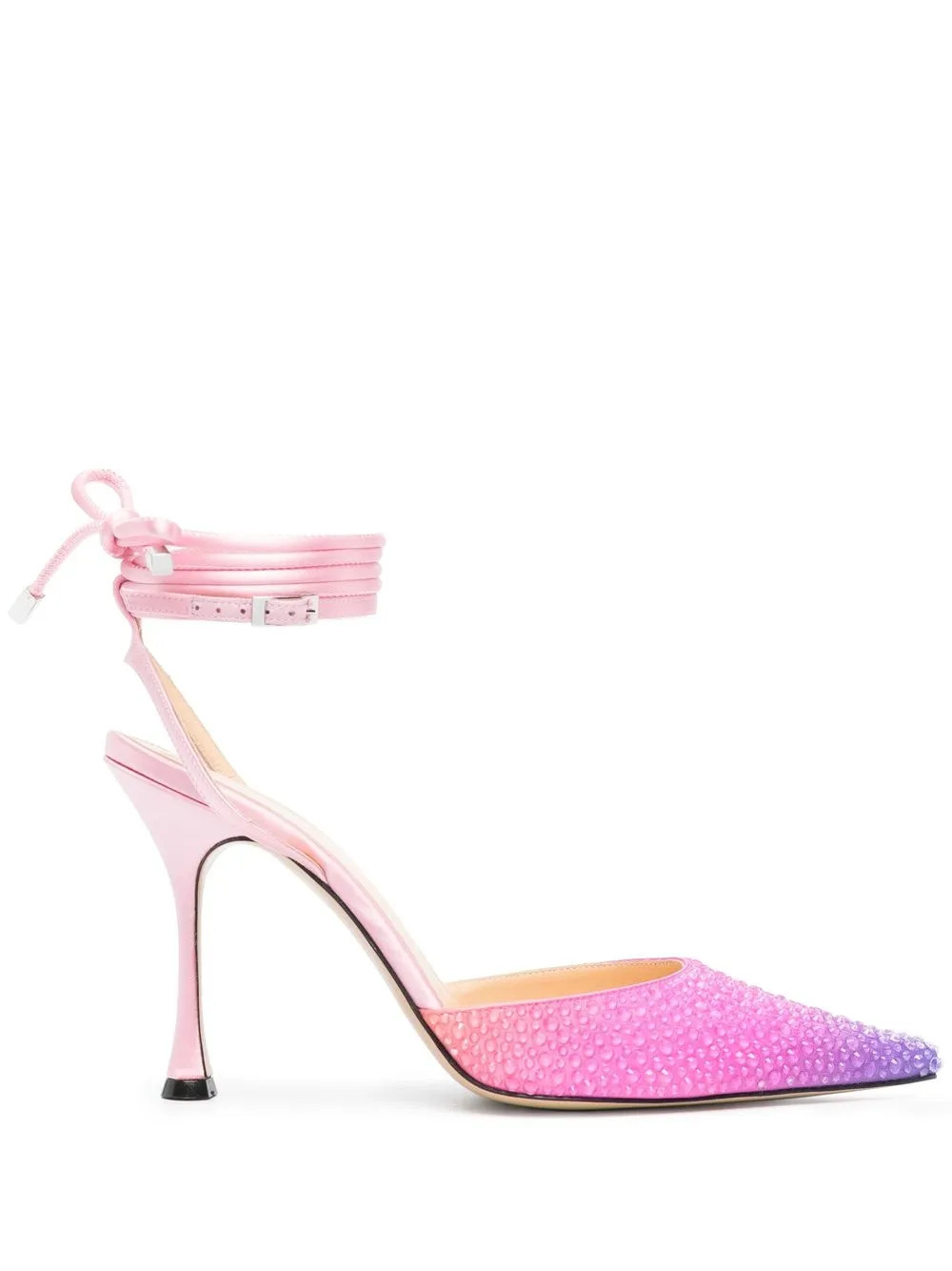 Galactic 100mm crystal-embellished pumps | Farfetch Global