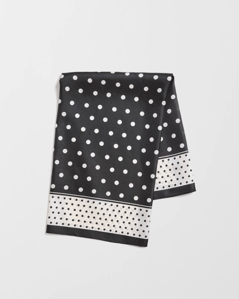 Square Silk Twill Scarf - Dot Print | Target AU