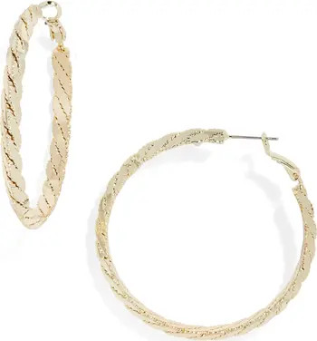 Twist Hoop Earrings | Nordstrom