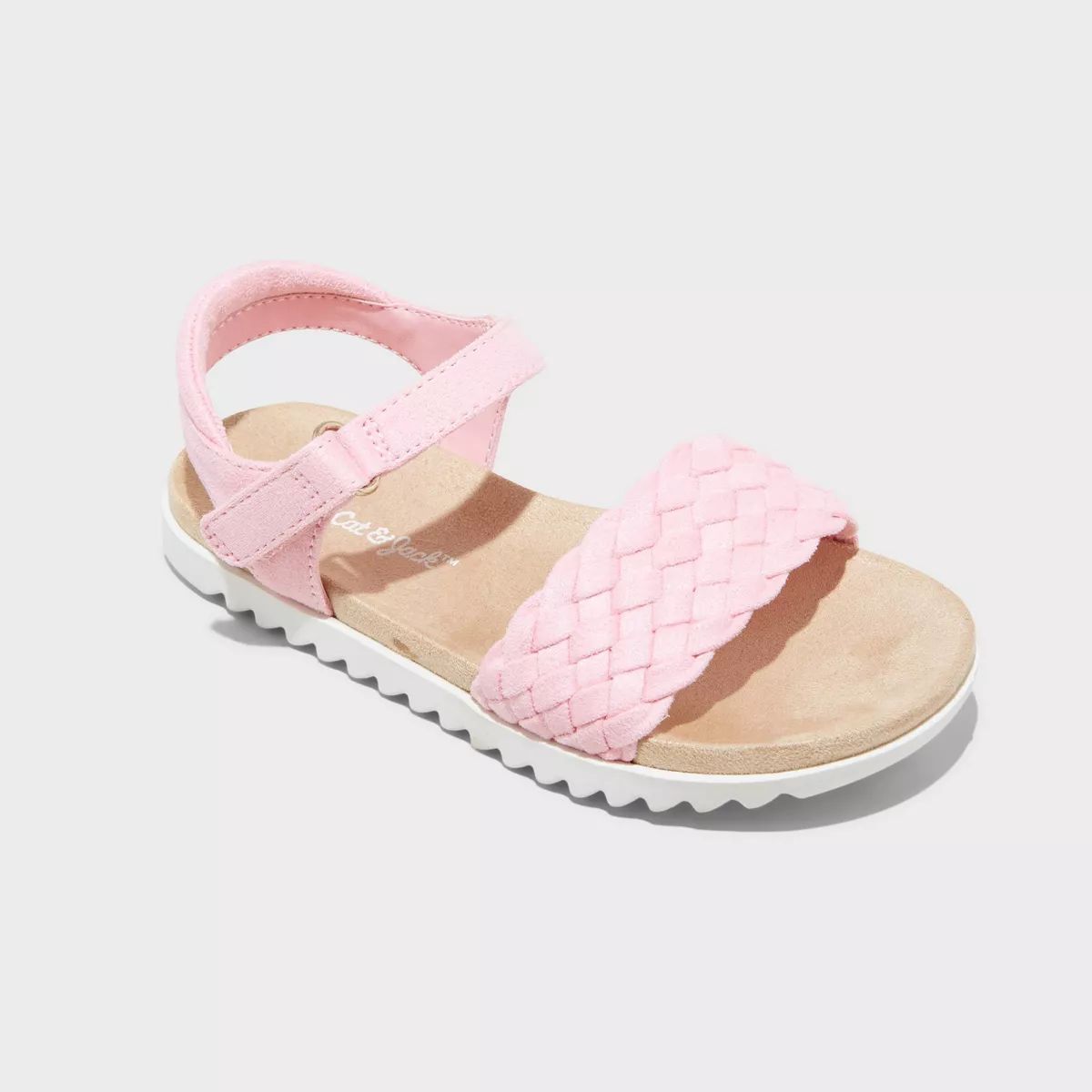 Toddler Maddie Footbed Sandals - Cat & Jack™ Pink 8T | Target