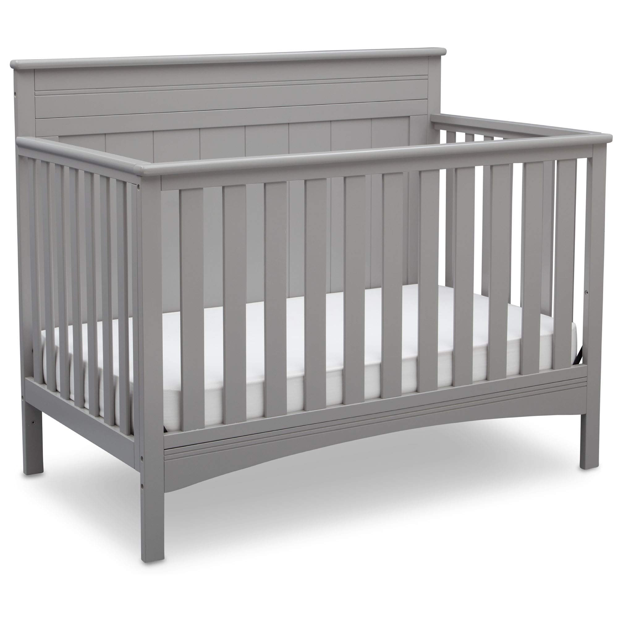 Delta Children Fancy 4-in-1 Convertible Baby Crib - Greenguard Gold Certified, Grey | Amazon (US)