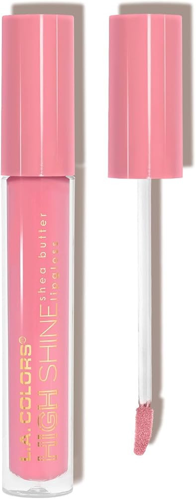 L.A. COLORS High Shine Shea Butter Lip Gloss, Baby Cakes, 0.14 Oz | Amazon (US)