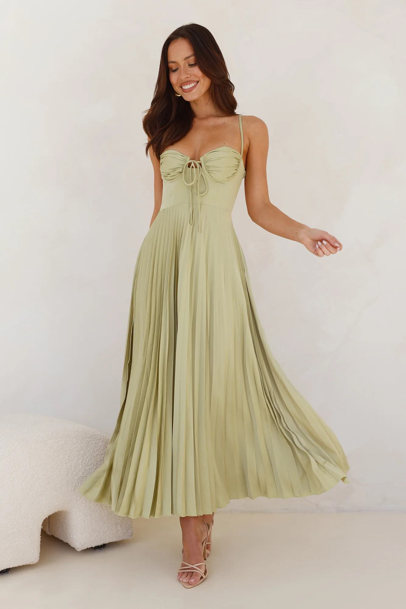 Classy Lover Maxi Dress Green | Hello Molly (US)