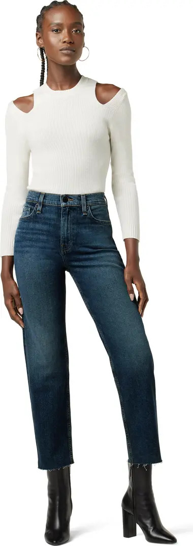 Remi High Waist Ankle Straight Leg Jeans | Nordstrom