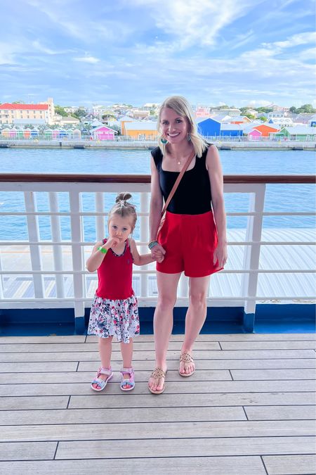 Cruise outfit day 2! I love these red shorts from Target! 
Top- xs
Shorts- 2

#LTKTravel #LTKFindsUnder50 #LTKStyleTip