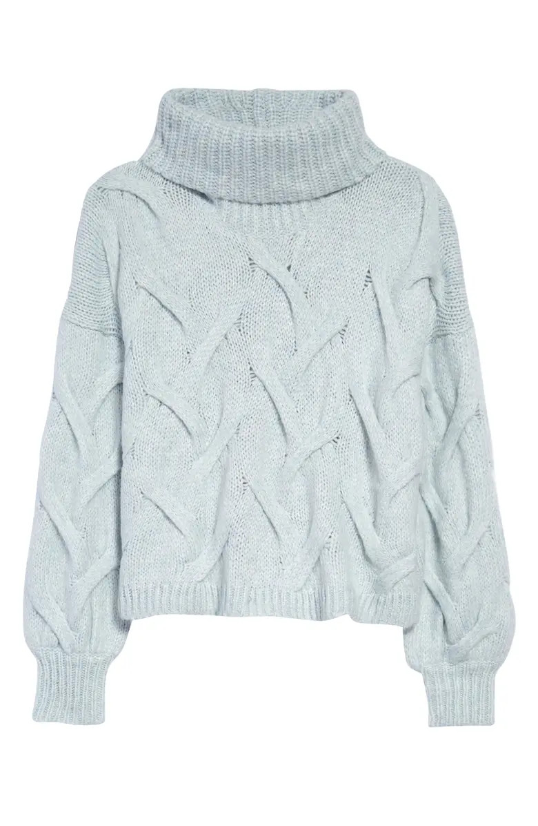 Madewell Somervell Modern Cable Turtleneck Sweater | Nordstromrack | Nordstrom Rack