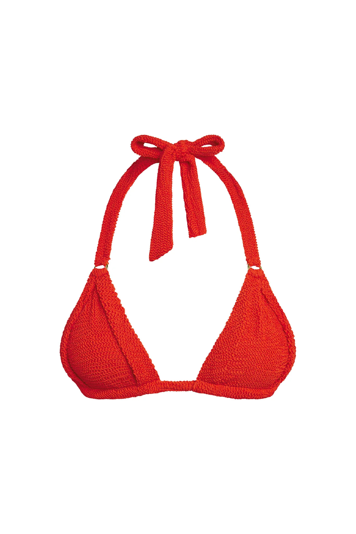 Morocco Top - Chili Pepper Crinkle | Monday Swimwear