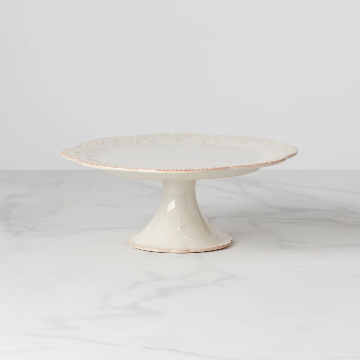 French Perle Pedestal Cake Plate | Lenox