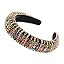 HAIMEIKANG Rhinestone Headband Handmade Baroque Crystal Soft Velvet Padded Headband Bridal Elegan... | Amazon (US)